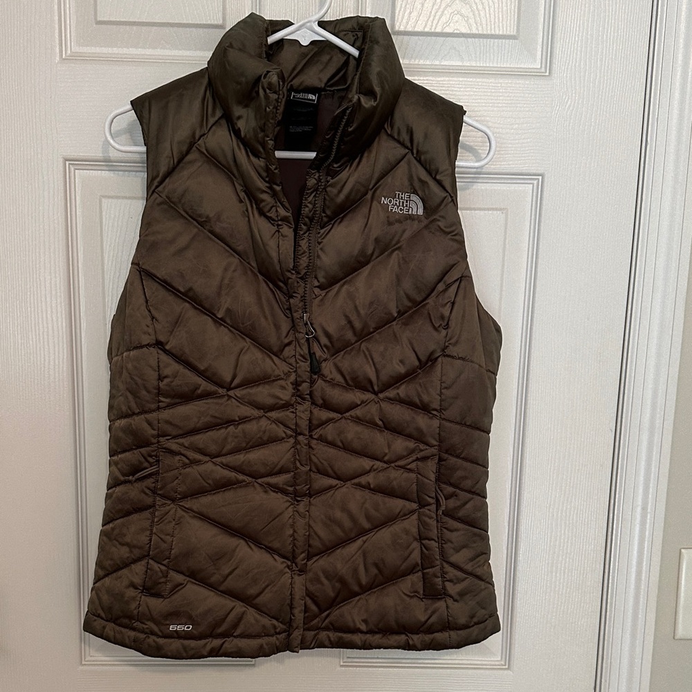 The North Face Women's Olive green Insulated Puffer Vest